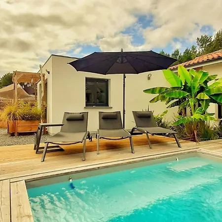 Villa Grande Maison Familiale Climatisee Avec Piscine Chauffee - 12 Personnes Vielle-Saint-Girons